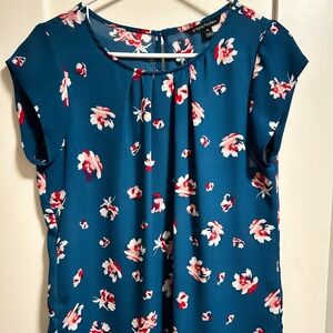 41 Hawthorn royal blue short-sleeved shirt, women's size medium